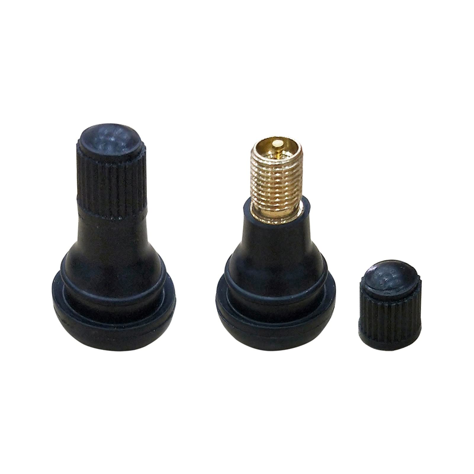 yaoqijie TR412 Tallos de válvula de neumáticos de neumático sin Snap-in de Goma de Goma Ajustados para Canal DE TELEVISIÓN BRITÁNICO Motocicleta del Coche Lasting (Color : TR 412 100pcs)