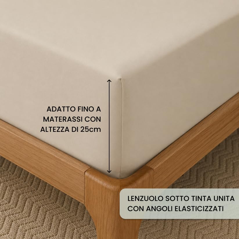 INTRECCI Set Completo Lenzuola Matrimoniali 100% Cotone | Fantasia: Dis.04 Sea Moon | Stampa Digitale di Alta Qualità | Morbido, Traspirante, Per Pelli Sensibili | Resistente in Lavatrice