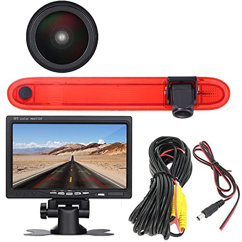 7 Zoll TFT LCD Farbdisplay Monitor + Super HD Nachtsicht Rückfahrkamera für