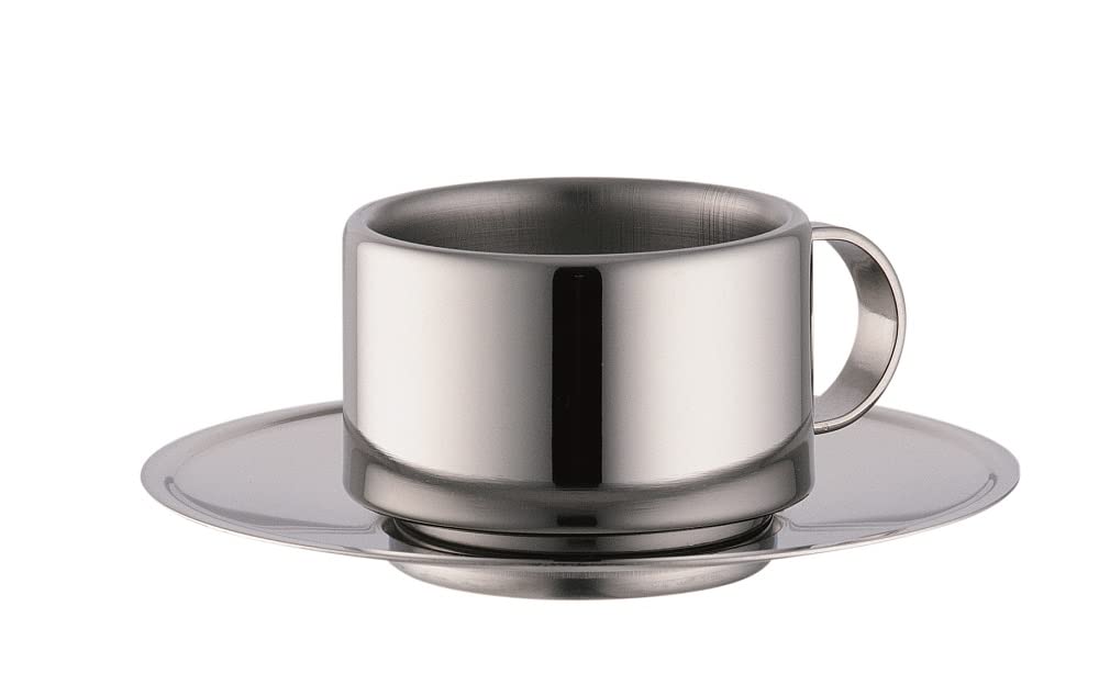 Tazza termica acciaio inox - Con impugnatura in silicone - 350 ml