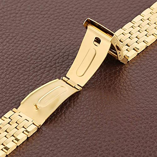 Reemplazo de correa de reloj 22mm de acero inoxidable con pasadores 3