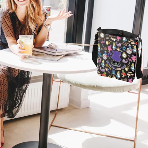 FUSTMW Alices Gifts Alices Crossbody Bag Alices Fairy Tale Fans Gift Alices Movie Bag with Shoulder Strap4