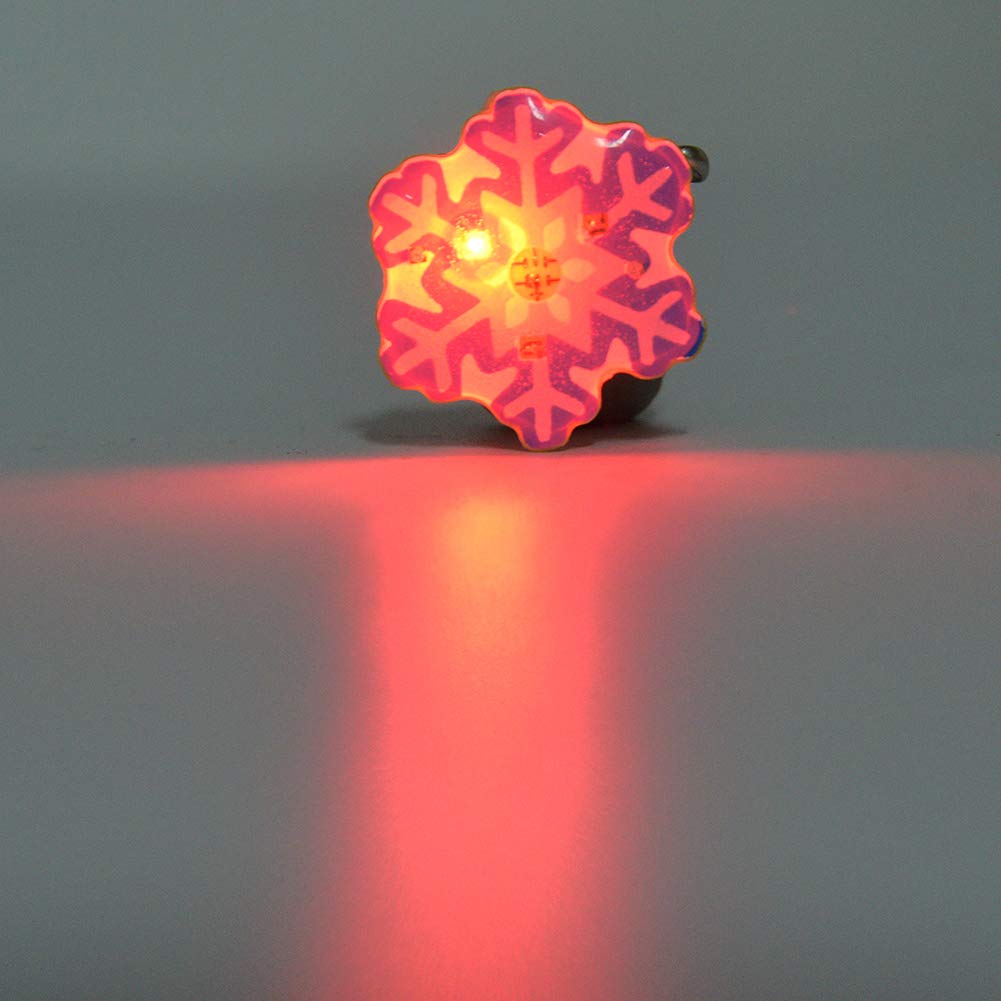 Syrisora Broche de árbol de Navidad, Broche con Insignia LED, Broche para Pecho, 25 Piezas, Tema Navideño de Año Nuevo, Broche Luminoso LED, Insignia, Favores de Fiesta, Decoración de