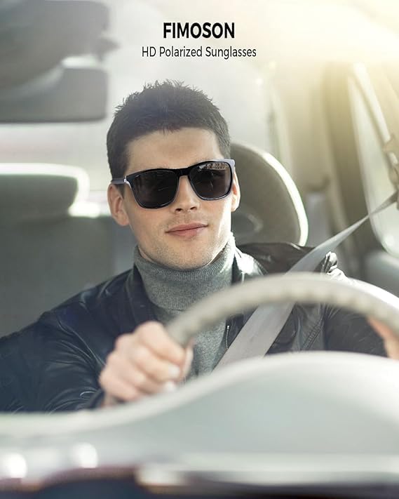 Night Vision Glasses for Men Women, HD Anti Glare Polarized Night Driving Glasses,Al-Mg Metal Legs3