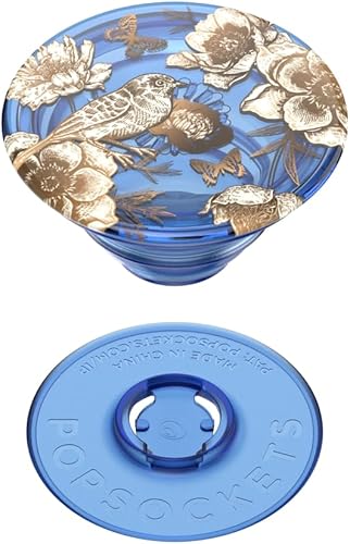 Miniatura 4 de PopSockets Agarre para teléfono con soporte expandible enchufe pop para teléfono leopardo de la noche