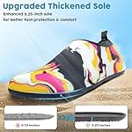 Metog Men Women Water Shoes Quick-Dry Aqua Socks Barefoot Slip-on for Beach Swim Sport Surf Yoga Exercise - Image 3