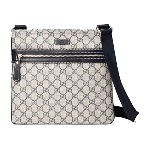 Gucci Supreme Canvas and Leather Navy Blue Crossbody Messenger Bag 295257 -  Buy Online - 25430791