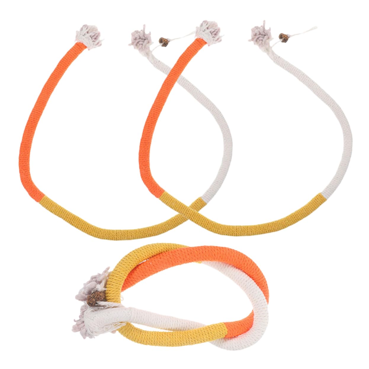 Yardwe 12 Pièces Corde À Mâcher pour Chat Jouets De Meulage De Voiture Jouet pour Chat Jouets De Meulage De Dents De Chat Corde De e De Dents De pour Animaux De