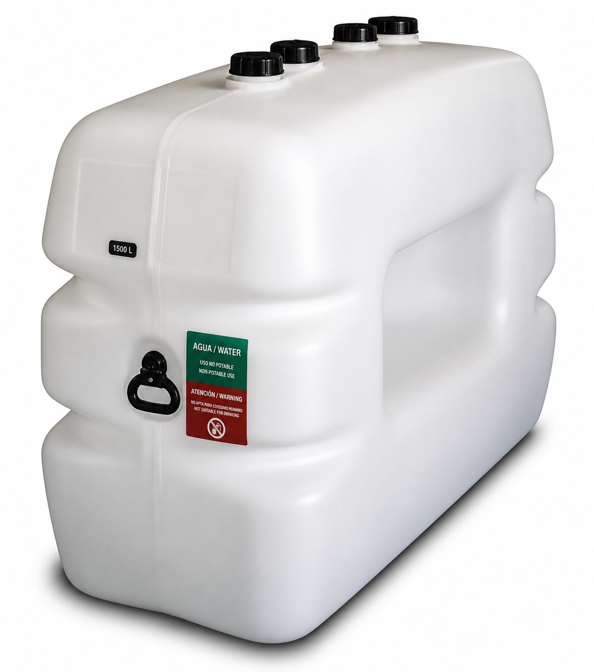 Deposito Gasoil 1000 Litros Homologado | Tanque Combustible HDPE | Alta Resistencia, Ligereza, Fácil Montaje, Paso por Puertas Estrechas | Uso Profesional, Compacto, Resistente y Seguro