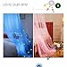 Eimilaly Stars Bed Canopy Glow in The Dark, Bed Canopy for Girls Mosquito Net, Princess Canopy for Girls Bed Room Decor, Pink