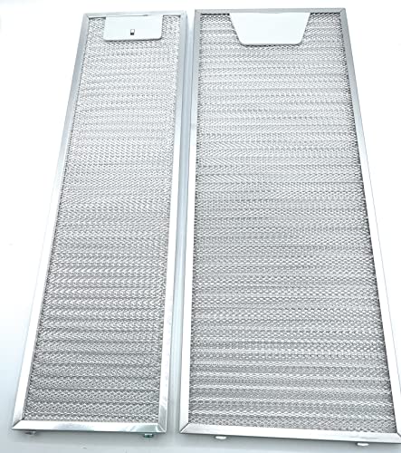 ELECTROTODO Set de 2 filtros compatibles con campana extractora TEKA TL1-62 (13,7 x 50,0cm /19,4 x 50,0cm)
