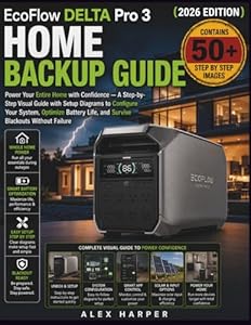 EcoFlow DELTA Pro 3 Home Backup Guide (2026 Edition): Power Your Entire Home with Confidence — A Step-by- Step Visual Guide with Setup Diagrams to ... Life, and Survive Blackouts Without Failure