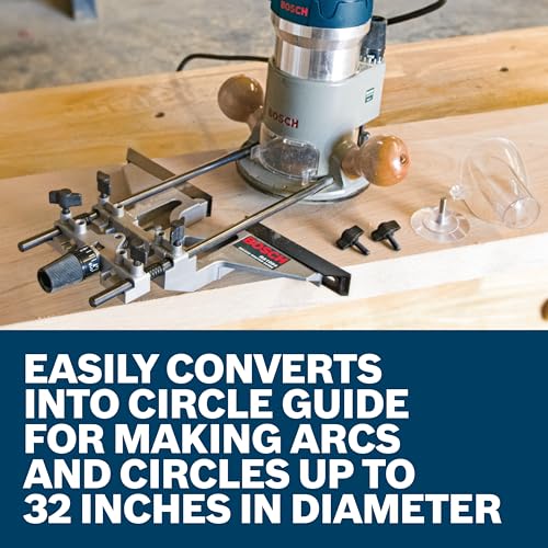 BOSCH RA1054 Deluxe Router Edge Guide with Dust Extraction Hood & Vacuum Hose Adapter - Image 5