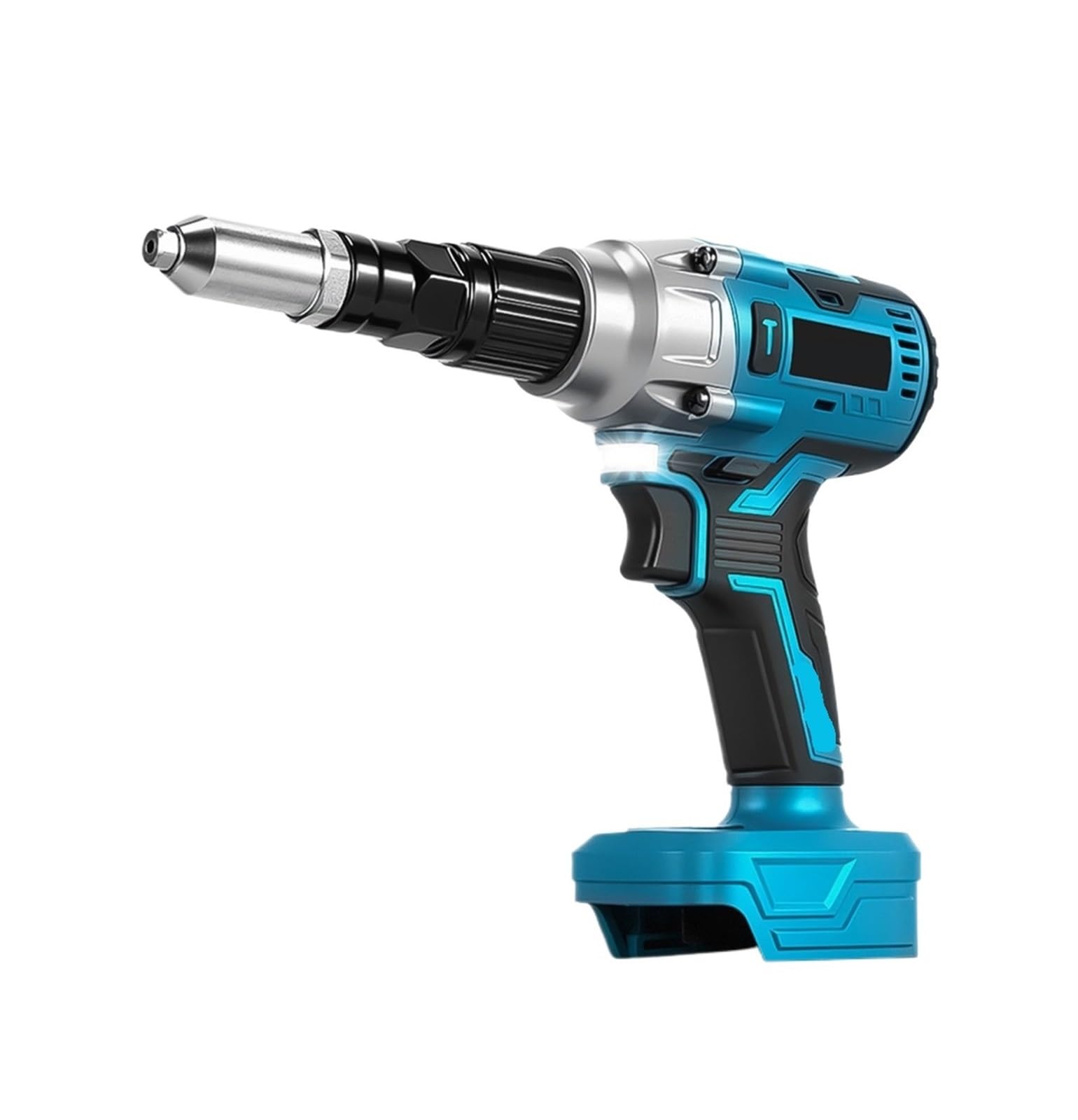 Fbftgmrmta One Color 25000N Brushless Electric Rivet Gun 588N.m 2.4-5.0Mm Cordless Portable Riveting Drill Power Tool