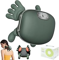 4D Bionische Hand Nackenmassagegerät, Massagegerät Nacken mit 3 Stufen und 2 Temperaturstufen Wärme für Rücken und Nacken, Tragbares Nacke-n und Schulter Shiatsu Massagegerät für Zuhause, Büro & Reise