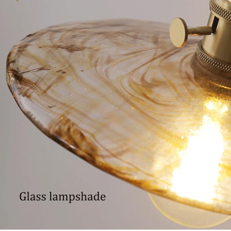 Lámpara de cristal redonda transparente con casquillo retro E27 de alta transmisión 5