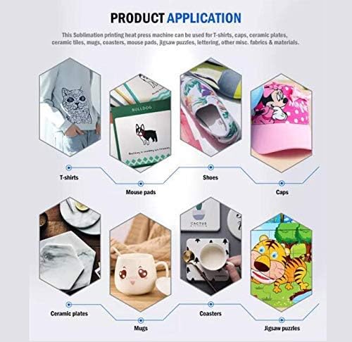 Prensa Térmica Manual Grande 31in x 39in 220V para Transfer Textil miniatura 8