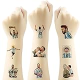 40Sheets Football Messi Temporary Tattoos for Kids,Cartoon Temporary Tattoos Gift For Fan Birthday Party Decorations for Girl Boys Home Activity Class Prizes Carnival Christmas Rewards