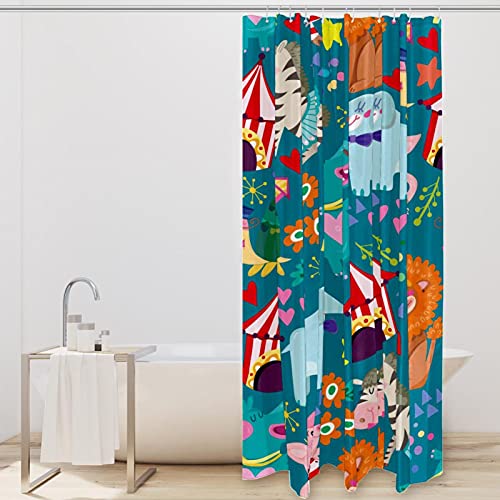 Rideau de douche imperméable anti moisissure 183x183 cm pour baignoire propre - 3