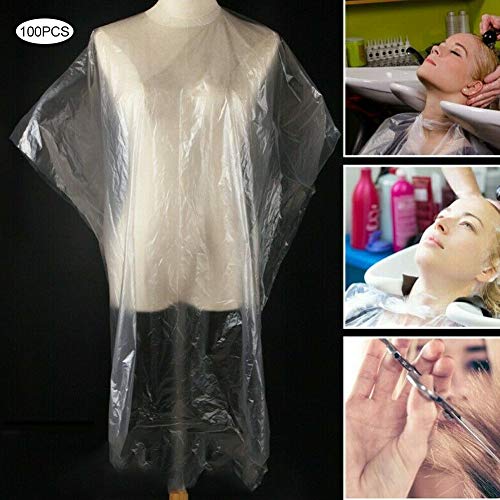 Capa desechable para cortar cabello 100 unidades miniatura 4