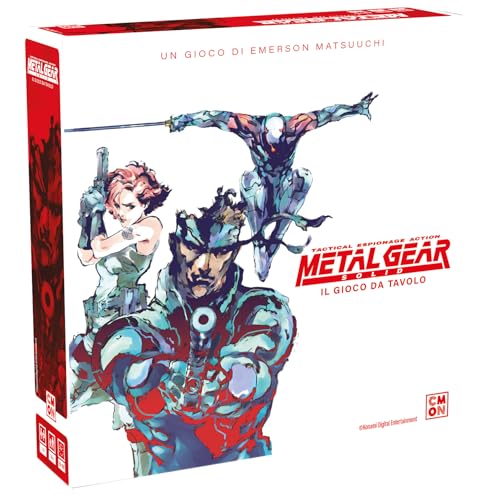 Asmodee – Metal Gear Solid: Il Gioco da Tavolo, Gioco da Tavolo, Gioco di Strategia, 14+ Anni, 1-4 Giocatori, 60-90min, Edizione in Italiano