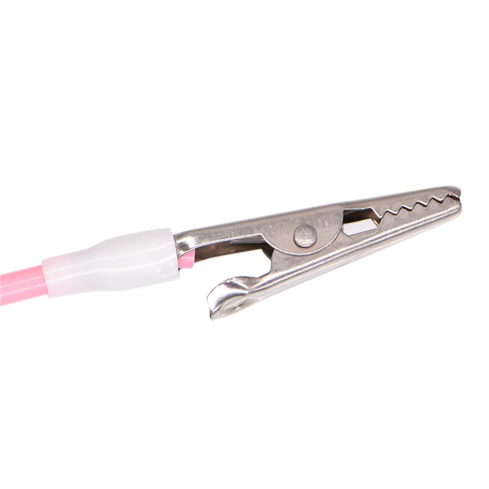 MIBICIRI Dental Silicon Bib Clips,Colorful Sterilizable Bib Clips Napkin Holder Chain