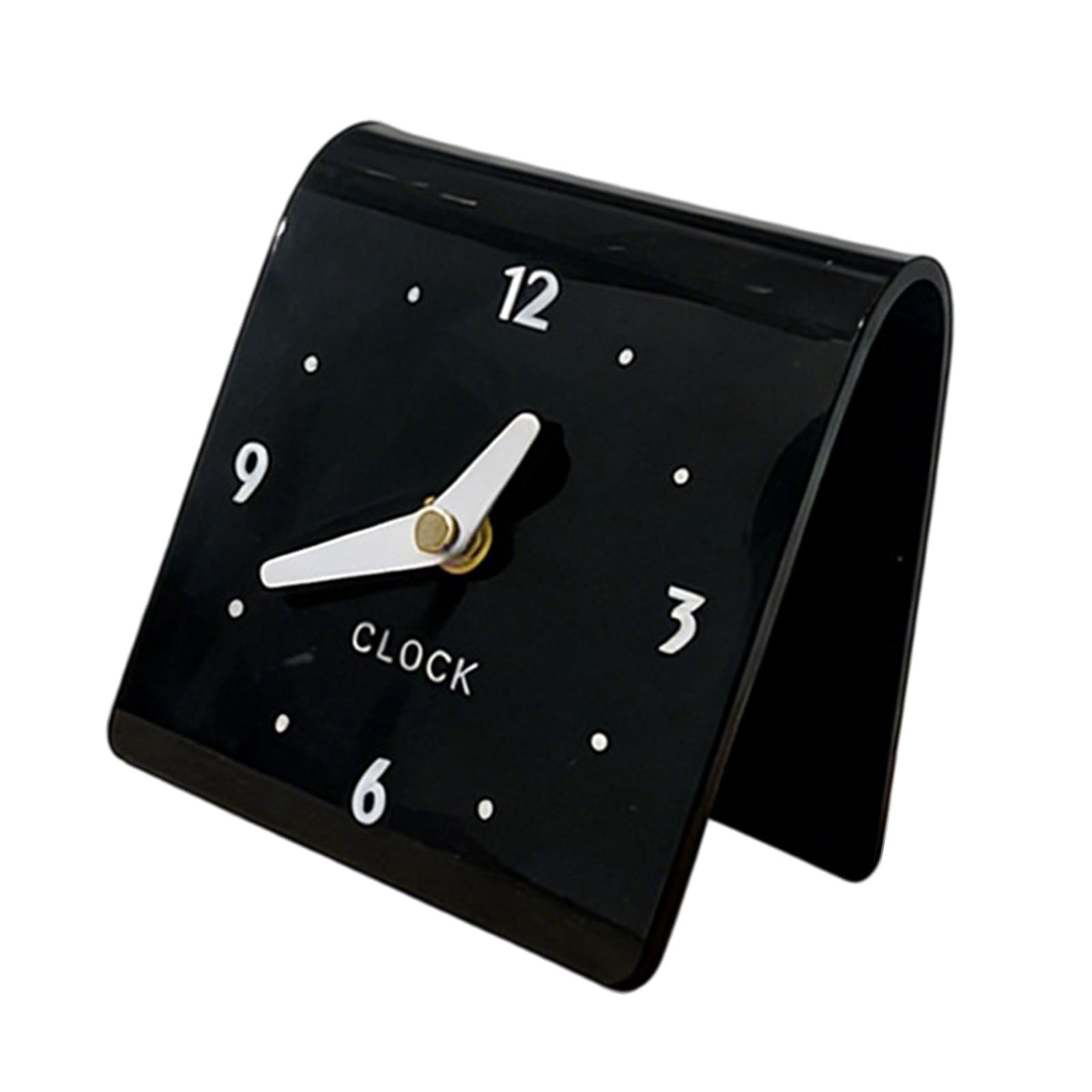 Whoasyst Analog Table Clock,Silents None Ticking Battery Operated Decorative Mantels Desk Shelf Clocks Offices Home Decors Bedside Clock