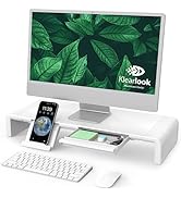 Monitor Stand Riser, Klearlook Foldable, Height Adjustable Computer Stand, Desk Shelf Riser with ...