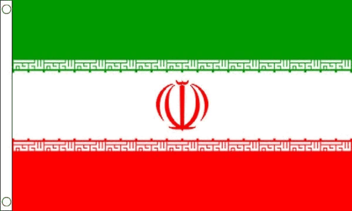 Iran Flag 5 x 3 FT - 100% Polyester With Eyelets FlagSuperstore©, Multicolor