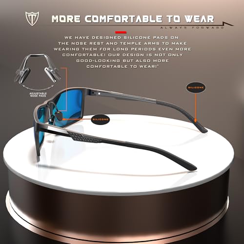 ATTCL Men's Casual Polarized Sunglasses for Men Sports Driving Sun Glasses UV Protection Al-Mg Frame4
