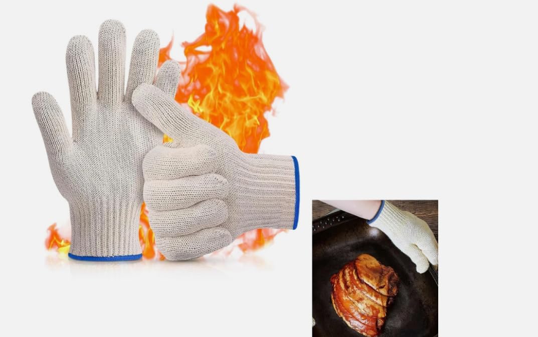 Odporne na wysokie temperatury rękawice 480° do przenoszenia gorących potraw gotowania pieczenia rękawice do piekarnika