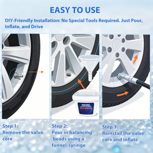 VOLUNU TPMS Safe Tire Balancing Beads
