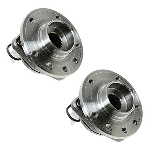 Image of TRQ Front Left and Right Wheel Bearing and Hub Assembly Set 2 Piece Compatible with 2003 Saab 9-3 Arc Vector Linear 2004-2011 9-3 2010-2011 9-3X