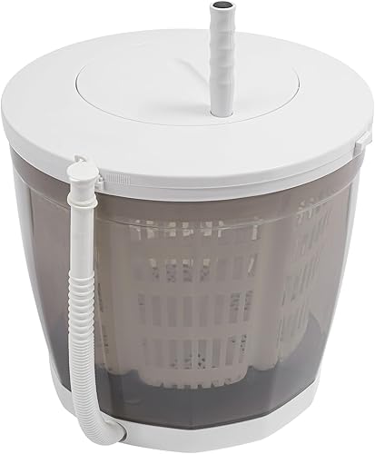 Lavadora de manivela 2 en 1  Lavadora portátil no eléctrica y secadora giratoria para viajes al aire libre, caravanas y camping, diseño compacto