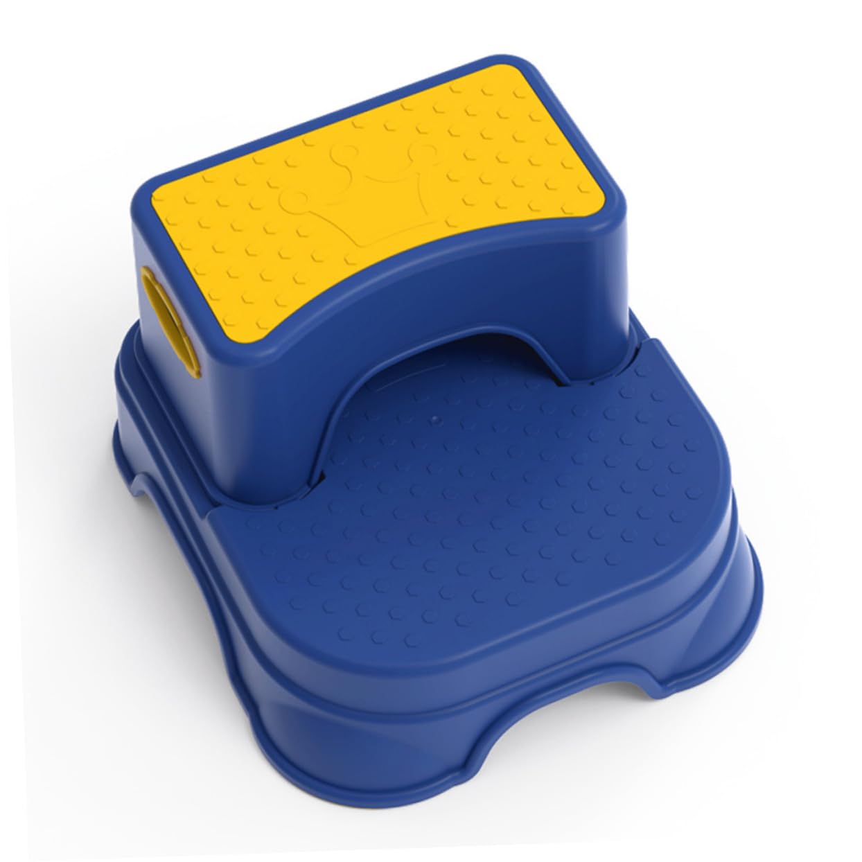 Taburete de Seguridad para Niños Pequeños Azul de Doble Capa