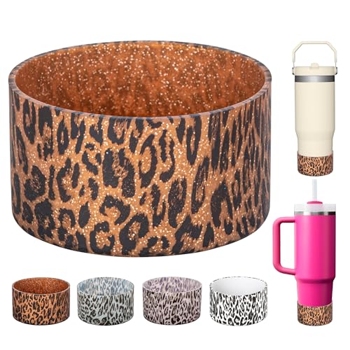 Silicone Boot for Stanley Quencher Tumbler20/30/40oz & IceFlow 20/30oz,Owala Tumbler 24/40 oz,Hydro Flask 12-24oz,-Non-Slip Bottom Protector for Bottom size 2.8-2.95