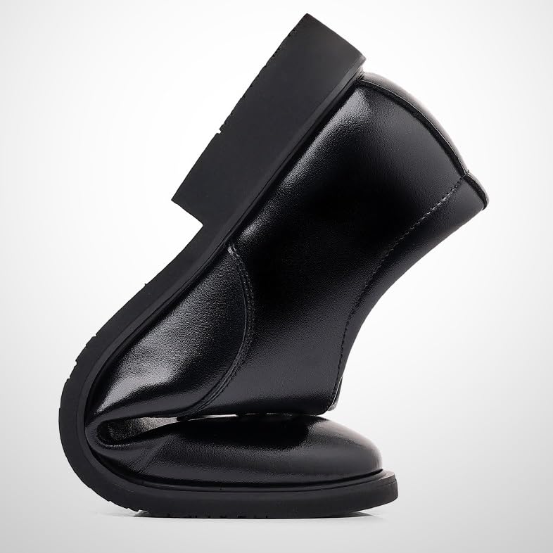 Men's Patent Leather Formal Business Oxford Dress Shoes Formal Business Casual Oxford Trendy Plaid Upper Tuxedo Shoes for Men3