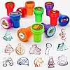 Cinrobiye 24 Pcs Happy Camper Stampers for Boys Girls, Camping Adventure Birthday Party Supplies Favors, Classroom Rewards, Carnival Prizes, Goodie Bag Pinata Fillers for Campfire Tent Hiking Party #3