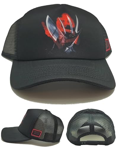 Freddy vs Jason New H3 Claw vs Black Mesh Trucker Black Snapback Era Hat Cap