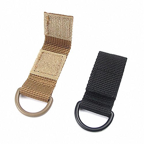 Grampo de gancho, Andoer Cinto de correias molle para caminhada ao ar livre portátil anel D para aca