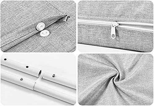 Barrera cama seguridad bebé niño mosquitero ajustable gris de 50 cm 3