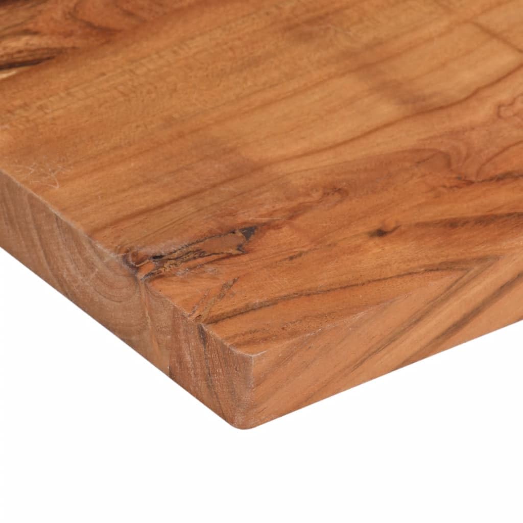 vidaXL Piano Tavolo 140x50x3,8 cm Rettangolare Legno Massello Acacia, piano per tavolo rettangolare, piano tavolo in legno, piano per tavolo da pranzo