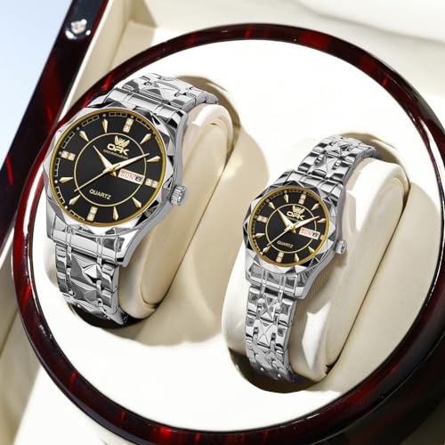 Image of OUPINKE Mens Watches Automatic Skeleton Mechanical Watches for Men Self Winding Luxury Fashion Leather Strap Steampunk Style Luminous Waterproof Men Wrist Watches