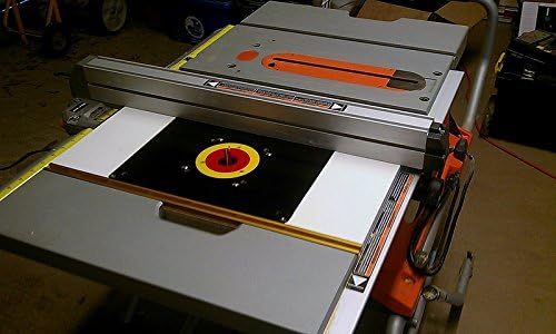 Miniatura 2 de Placa de inserción de mesa de enrutador de 9 x 12 pulgadas, se adapta a Big Horn 18101 y Rousseau 3509, juego de lujo que incluye pasador guía y