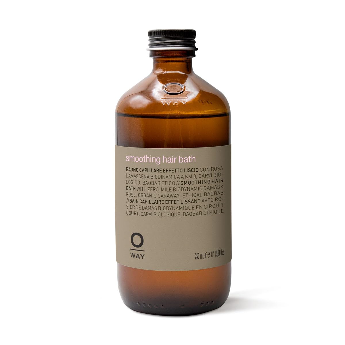OWAY 2786-68387 Smooth+ Smoothing Hair Bath 240 ml for Adults, Designed for Everyday use, 240 ml