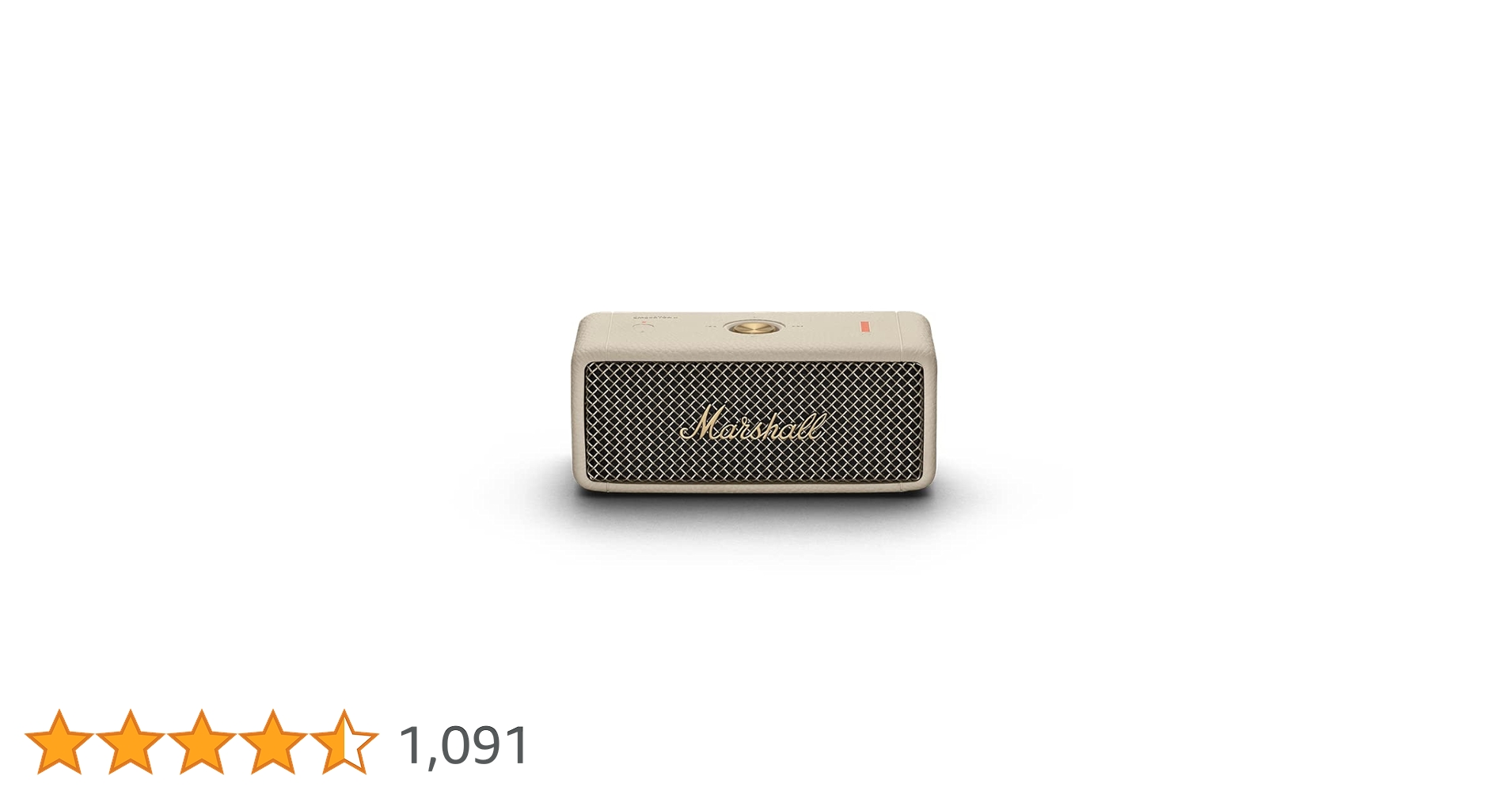 Marshall Emberton ワイヤレススピーカー　ホワイト Marshall Emberton CREAM マーシャルエンバートン ワイヤレス