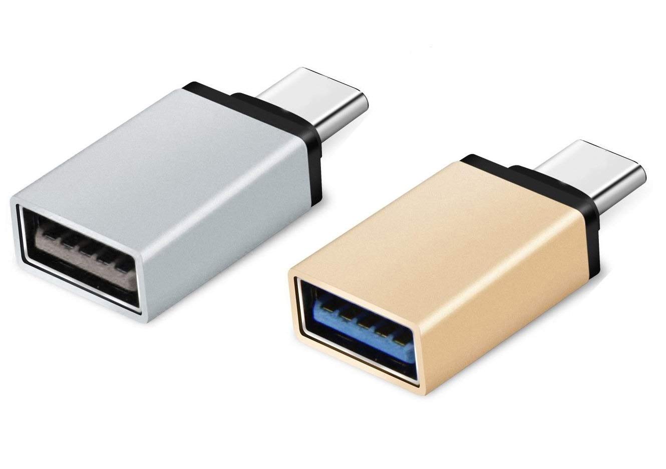 Metal Type C USB 3.1 to USB 3.0 OTG Function for All Smartphones & Tablets, Letv LG, New ONEPLUS NORD,Oneplus 3/3T, OnePlus 8[Pack of 2]