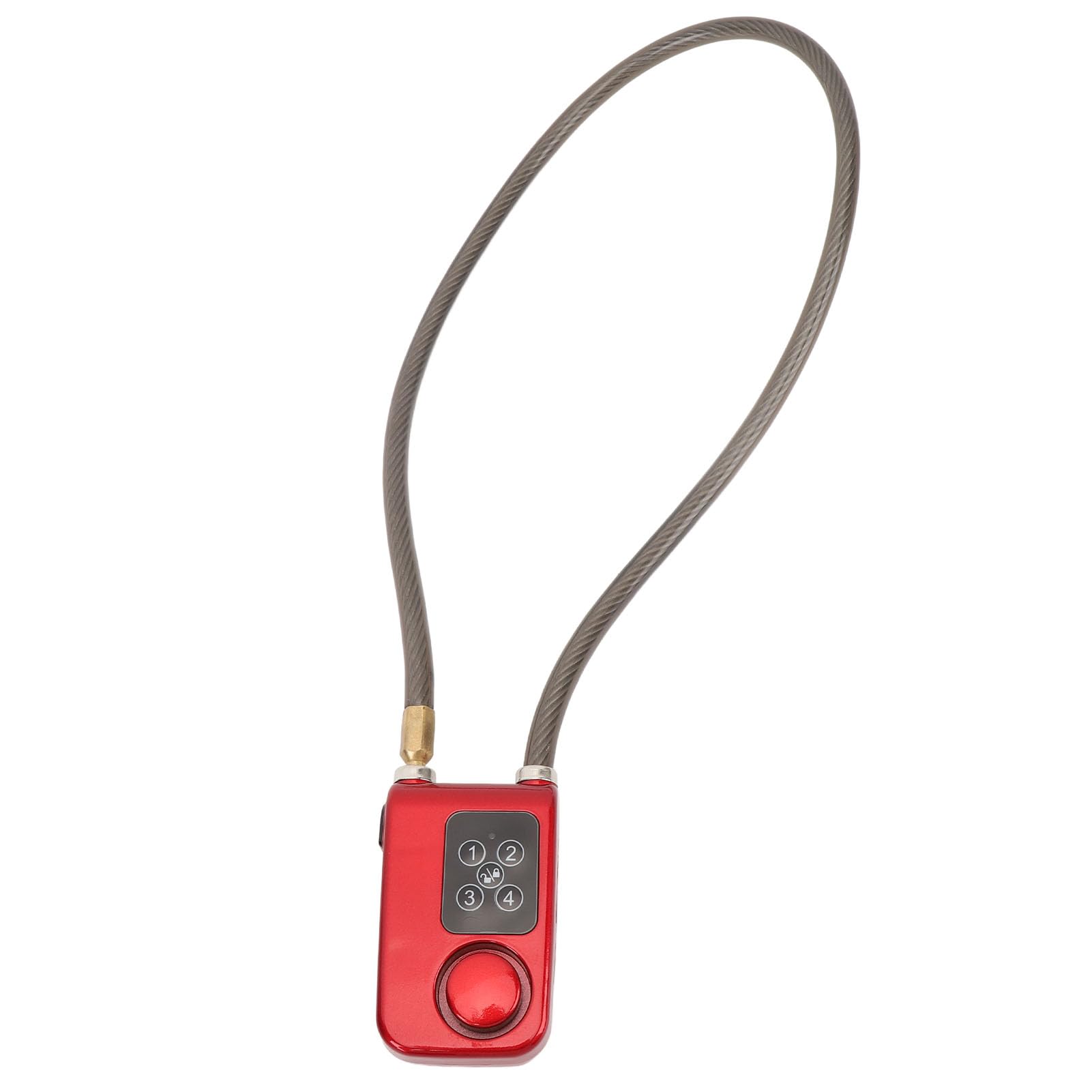 KUIDAMOS Allarme Blocco Bici con Telecomando di Sicurezza Antifurto Durevole per Negozio di Motociclette Resistente All'acqua IP44 80 Cm