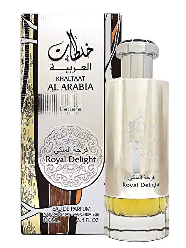 Khaltaat Al Arabia Royal Blend EDP - 100 ML (3.4 oz) I A top-selling Arabian Oud I Woody, Amber, Musk, Spicy, Nutmeg, Clove, Fruit, Apple I Suitable for any Occasion I by Lattafa