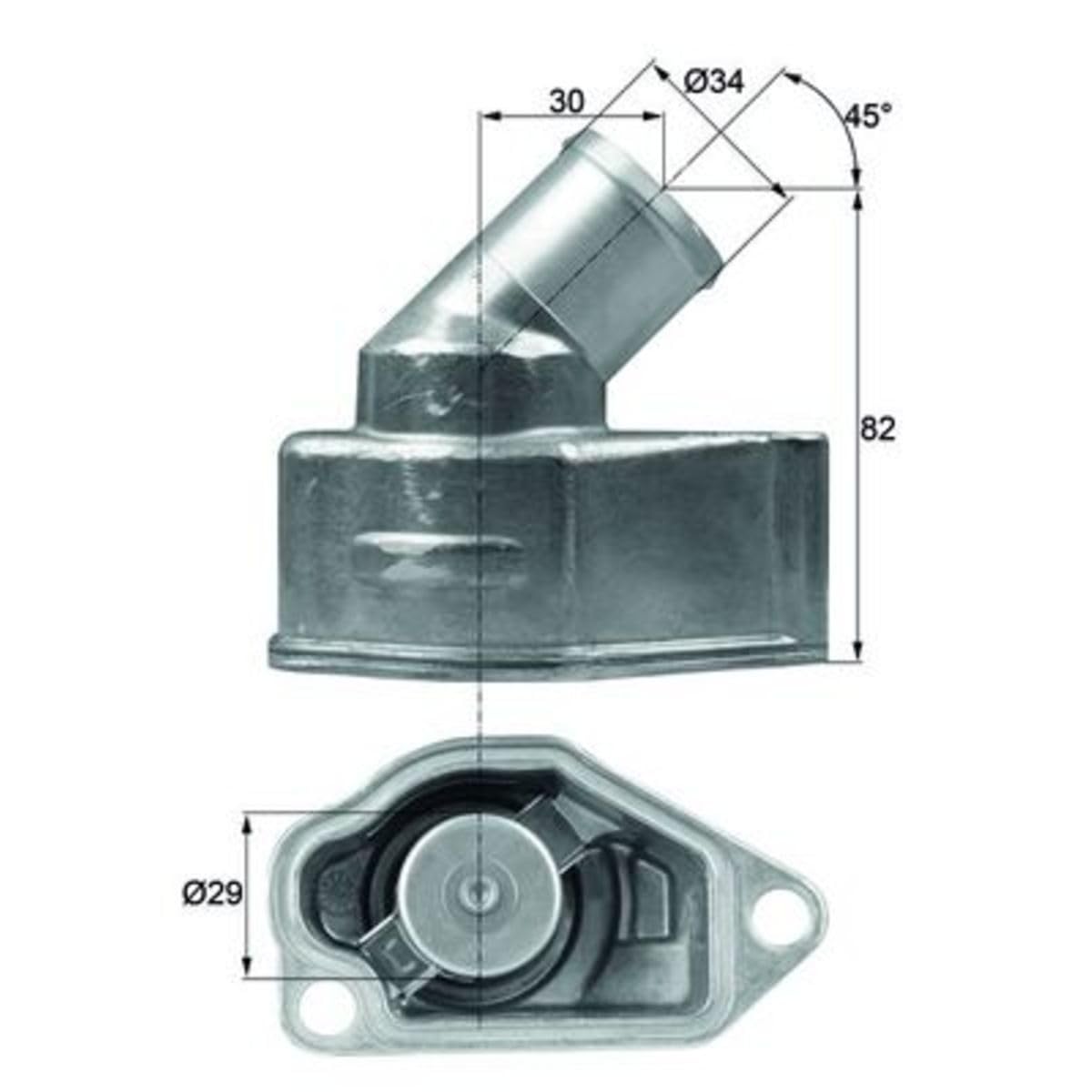 Behr Thermot-Tronik TH 12 87 Termostato Refrigerante 87°C Per Mercedes ML 270 CDI E Classe G